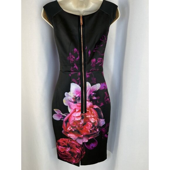 NEW Ted Baker Semanj Splendor Floral Sheath Dress $325 - Picture 7 of 13